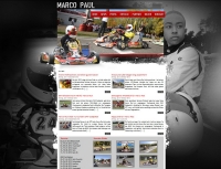 Internetseite des Rennfahrers Marco Paul - www.marcopaul.de (Betreuung seit 2011)
